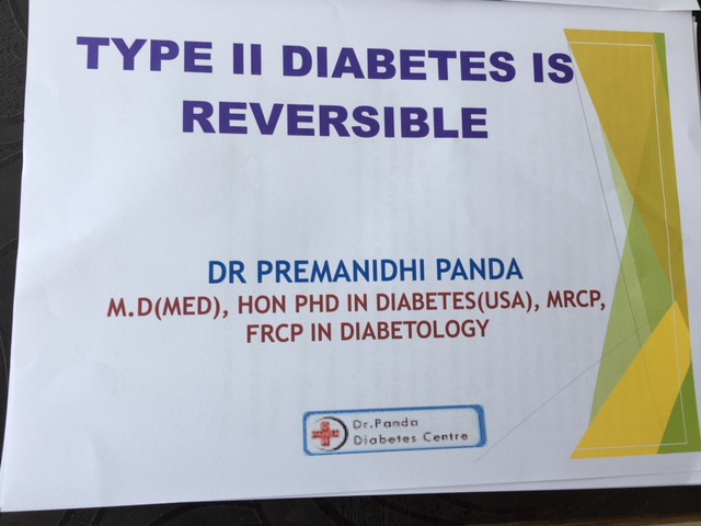 My Book On "Type 2 Diabetes Is Reversible"is Going To Publish Most Probably On 1st May